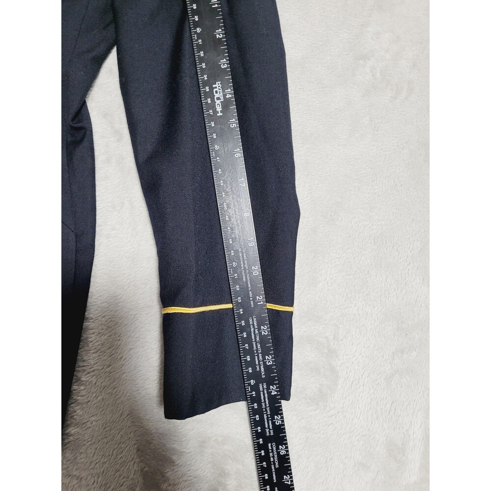 Bremen Bowdon Suit Jacket Womens 10 Tall Blue Army Dress Uniform Coat ASU - Picture 11 of 16